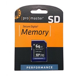 ProMaster 64GB SDXC 266x Performance Memory Card