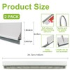 DINGLIAN 2 PCS Door Draft Stopper for Bottom with Brush,