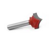 Saipor 4pcs 6mm Shank Point Cutting Roundover Router Bit Set