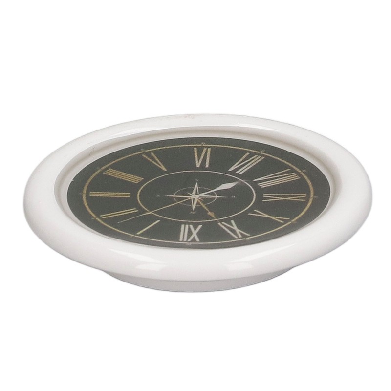 3 PCS Dollhouse Wall Clock 1:12 Dollhouse Miniature Round Wall