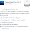 Water Leak Sensor 4 with 105dB Audio Alarm 3-Pack, SMS/Text,