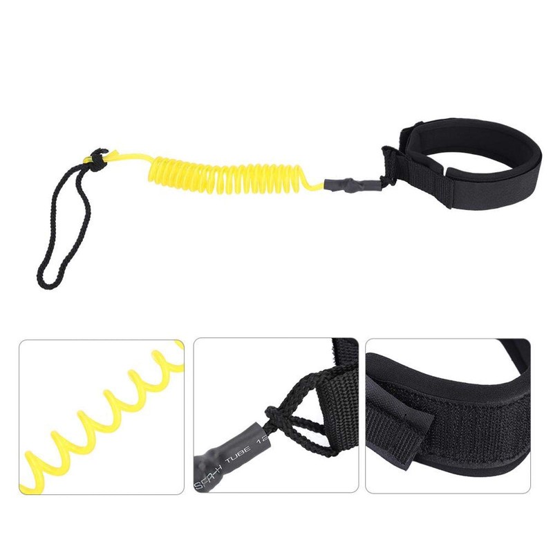 Sturdy Lightweight and Flexible Durable Leg Leash, Board Leash, for