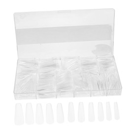 OHPHCALL Fake Nails Long False Nail Tips Easy Peel-off for Parties Home Manicure