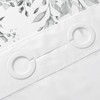 Gibelle No Hook Long Shower Curtain with Snap-in Fabric Liner