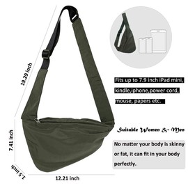 Croogo Anti-Theft Shoulder Backpack Sling Chest Bags One Strap Daypack Waterproof Crossbody Bag,Beige