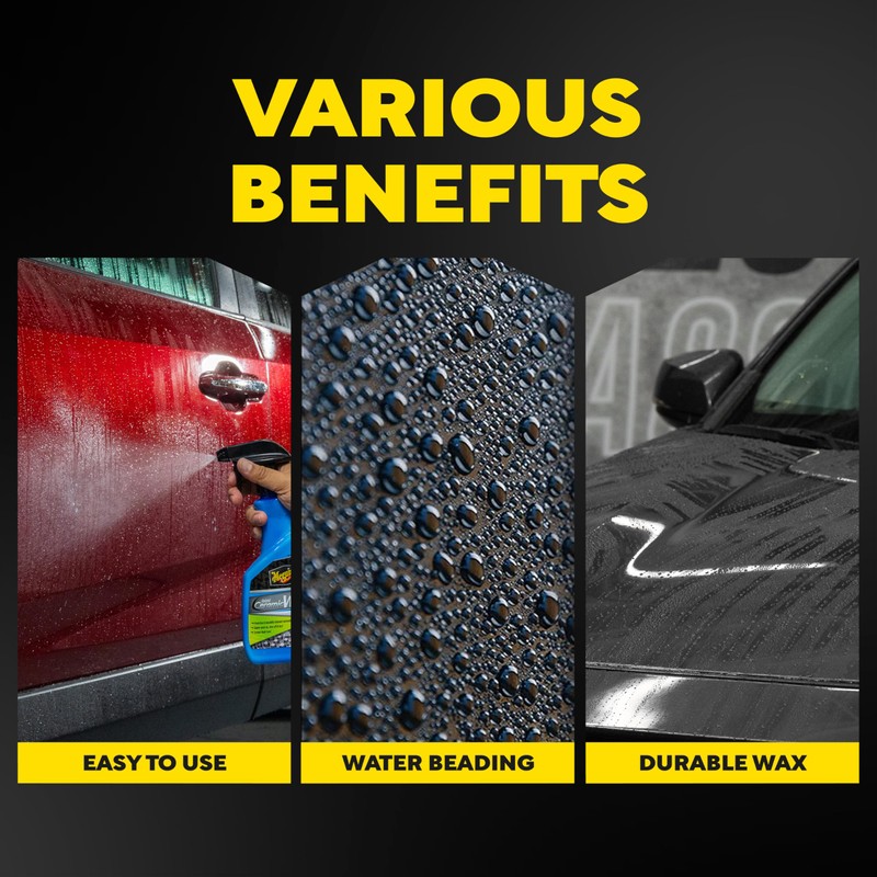 Meguiar's Hybrid Ceramic Wax, Easy-to-Use Spray Wax for Car Detailing