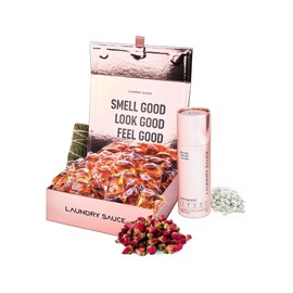 Laundry Sauce - Luxury Scented Laundry Detergent Pods & Scent Booster Bundle (Egyptian Rose), Premium Laundry Washing Pods with High-End, Sophisticated Fragrances - Dye Free & HE Compatible