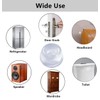 Door Knob Bumper Pads 12PCS Small Clear Door Stopper Wall