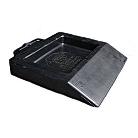Mighty Lift PJS101 Black Pallet Jack Stop, 12'' x 14'' x 2''