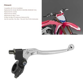 KIMISS Clutch Brake Handle Lever, 7/8in Handlebar Left Clutch Lever Handle Universal for Pit Bike Dirt Bike ATV Motocross Motorcycle