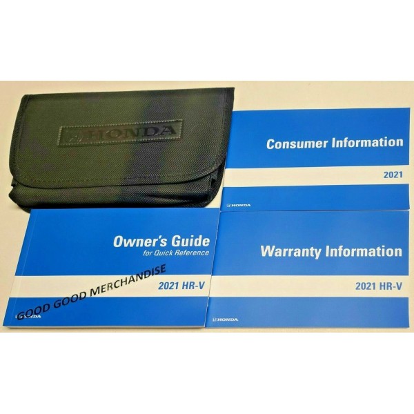 2021 HONDA HR-V OWNERS MANUAL HRV I4 1.8L UNIQ TOURING