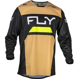 Fly Racing Kinetic Reload Men's Jersey (Khaki/Black/Hi-Vis, Medium)