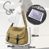 INNOCRIE Shoulder Bag, Men's, Women's, Canvas, Shoulder Bag, Large Shoulder