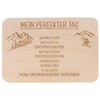 Spruchreif Breakfast Board Snowboard with Engraving Gifts for Snowboarders Gift