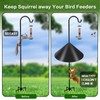 Gtongoko 19 Inch Squirrel Baffle for Bird Feeder Pole Squirrel