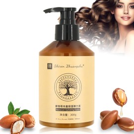Meanju Long-Lasting Styling Moroccan Volume 300 g, Moroccan Curl Cream, Moroccan Oil Curl Definition Cream, Moroccan Moisturising Elasticity Styling Cream