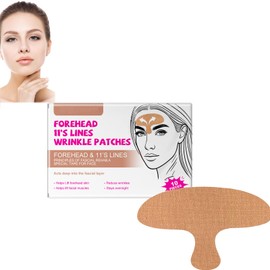 Anti-Wrinkle Forehead Wrinkle Patches, Face Anti-Wrinkle Patches, Forehead Wrinkle Removal Stickers, Forehead Collagen Wrinkle Patches, Improve Skin Condition, Pack of 10