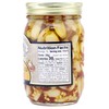 Amish Wedding All-Natural Hot Pickled Garlic 15 Ounces (2 Jars)