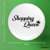 Huuraa Button Shopping Queen Gift Shopping Queen Gift Idea, 59mm,