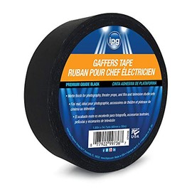 IPG Gaffers Tape, 1.88" x 54.7 yd, Matte Black (Single Roll)