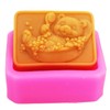 Bathing Bear Soap Mold Silicone Soap Mold Craft Molds DIY