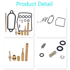 4-Pack Carburetor Carb Repair Kits Replacement for Honda CB350F 1972-1974