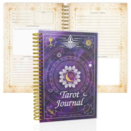 Tarot Journal for Card Reading - Daily Tracker and Reflection Planner, Mystic Notebook for Beginners and Experts, Divination and Manifestation Journal, A5 Planner for Tarot Spreads and Interpretations