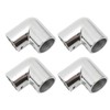 4PCS 2 Way 90 Degree Boat Hand Rail Fitting 25mm