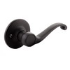 Design House 779207 Scroll Dummy Door Lever Matte Black