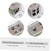 WOFASHPURET 2pcs 4 Audio Splitter Amplifier Power Car Distribution Block