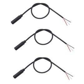 6pcs 3.5mm Female to Bare Wire Open End TRS 3 Pin Stereo 1/8" 3.5mm Jack Audio Cable Replacement for Headphone Cable Repair 11.4 Inch