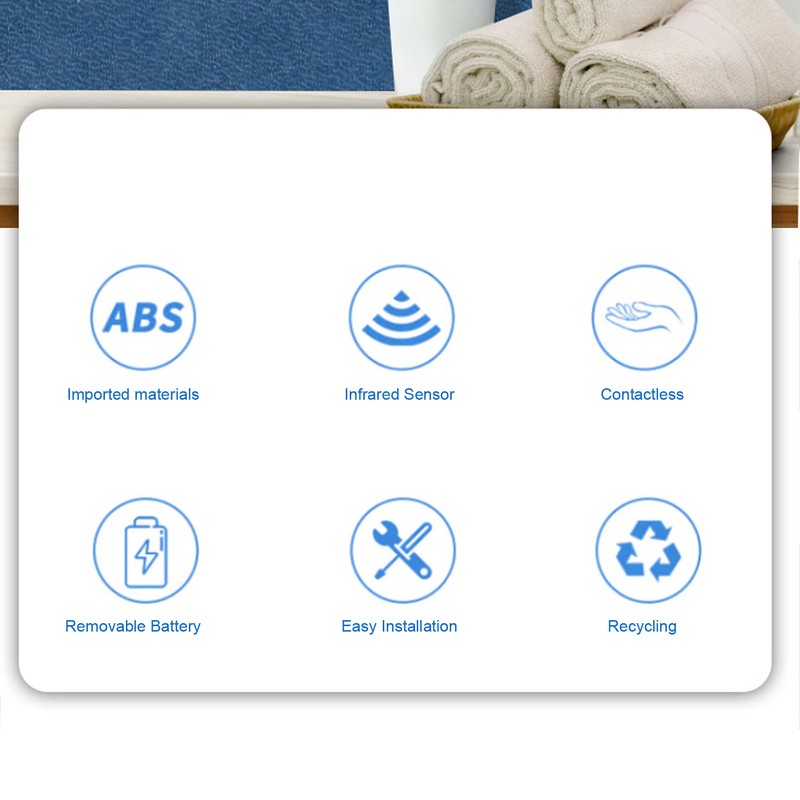 600ML Automatic Wall Mounted Soap Dispenser Intelligent Electric Wall Mount