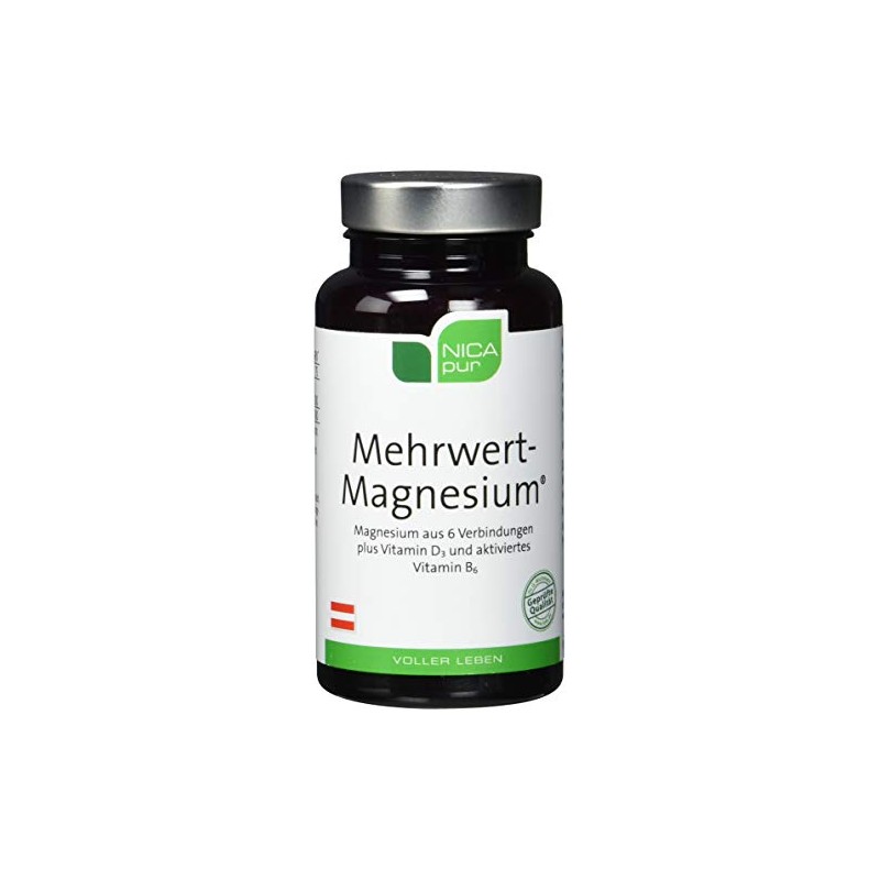 Nicapur Added Value Magnesium Capsules Pack of 60 Capsules