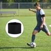 4Pcs 13.58x2.76in Arm Band Soccer Armband Black Elastic Exercise Armband