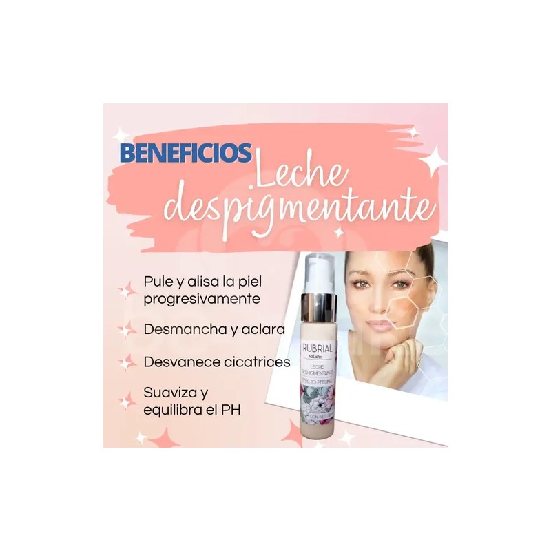 Leche Despigmentante Facial Rubrial 20ml