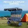 Double Beach Chair With Canopy Shade Camping Chair With Canopy