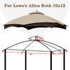 SCOCANOPY Light Beige Replacement Top for Lowe's Allen Roth 10X12