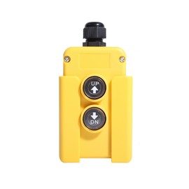 Shengbowi Kran Hängesteuerungsschalterkasten aus ABS für diverse Hebeanwendungen mit zuverlässiger Fernbedienung und einfachen Drucktasten für Kippanhänger Hydraulikpumpe