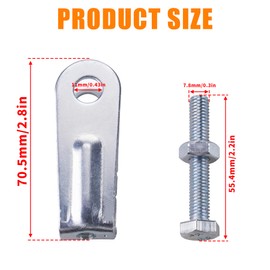 CNCMOTOK Chain Puller Tensioner Adjuster Fit For Yamaha Raptor 350 05-16 Warrior 350 89-05 Blaster 200 88-06 Breeze 89-04 Banshee 350 87-06 Grizzly 125 04-13 Tri-Z YTZ250 85-86 ATV Quad 4 Wheeler