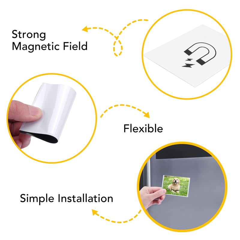 YixangDD 20 Pcs Magnetic picture frames for refrigerator 2.5x3.5 Inch-Magnetic