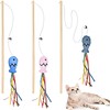 Cat Toy Wand Interactive – Fashion Cat Wand Toy Natural