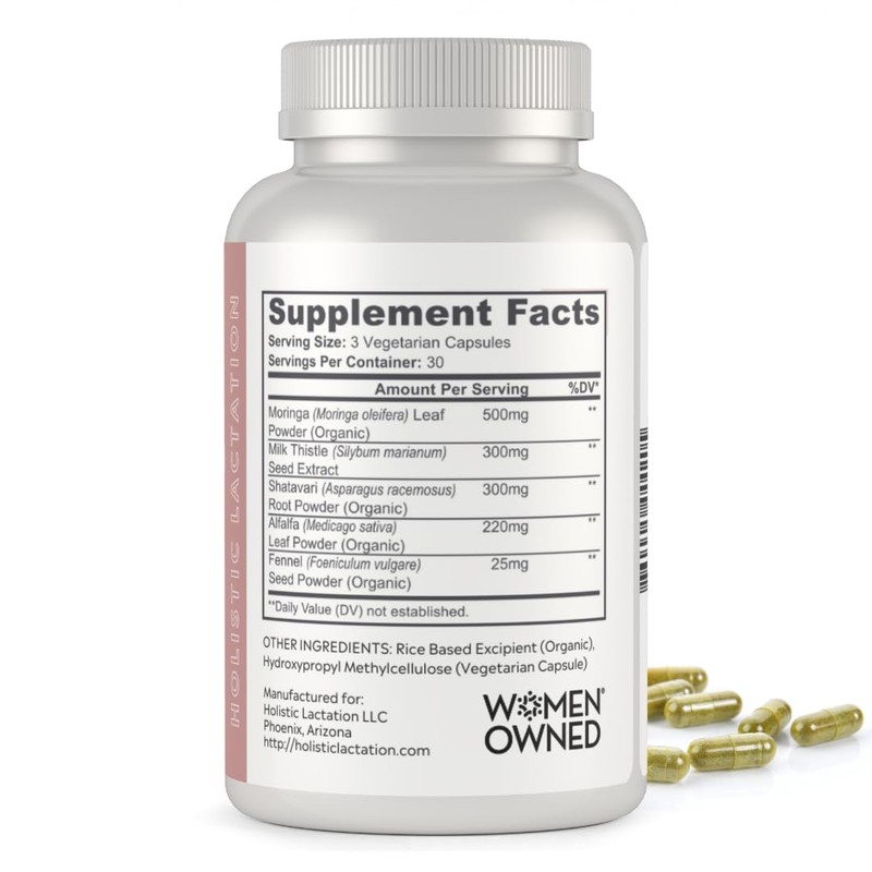 Holistic Lactation® Advanced Lactation Formula (30 Servings), Supplement to Support