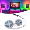 LED RGB Strip Light 5V Button Control Tape Light Color