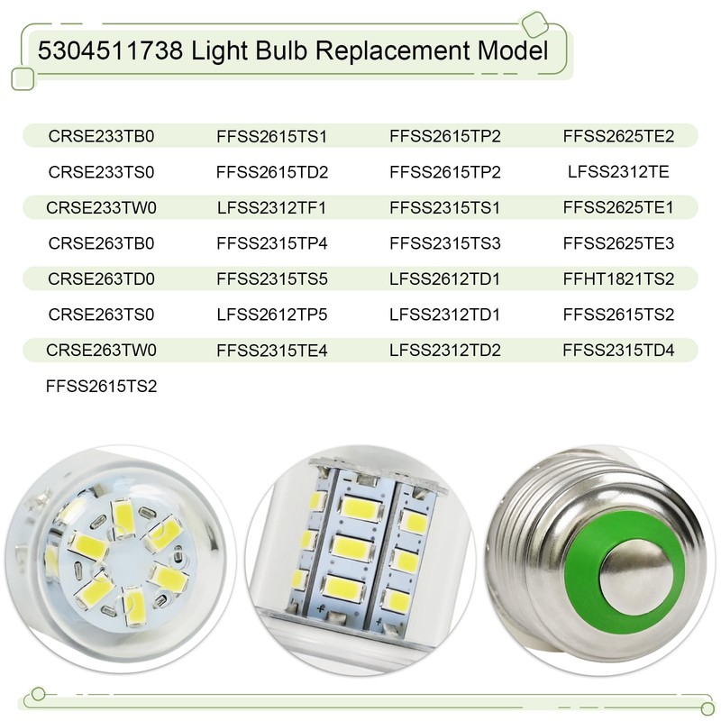 5304511738 Refrigerator LED Light Bulb Fit For Frigidaire Electrolux KEI