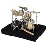 Gugxiom Mini Drum Set With Display Box and Base, Metal