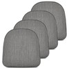 baibu Set of 4 Super Soft Metal Dining Chair Pads