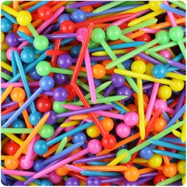 BeadTin Circus Mix Opaque 25mm Ornapik Craft Products (2oz)