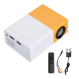 Projector, 1080P Full HD Portable LED Projector, Smart Home Projector, Home Cinema Film Projector for Kids (EU Plug)