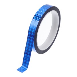 X AUTOHAUX Pinstripe Tape 164.04ft x 0.47" Car Stripes Pinstripe Decals for Car, Motorcycle and Boat, Racing Stripes DIY Stickers Laser Blue 1 Pc