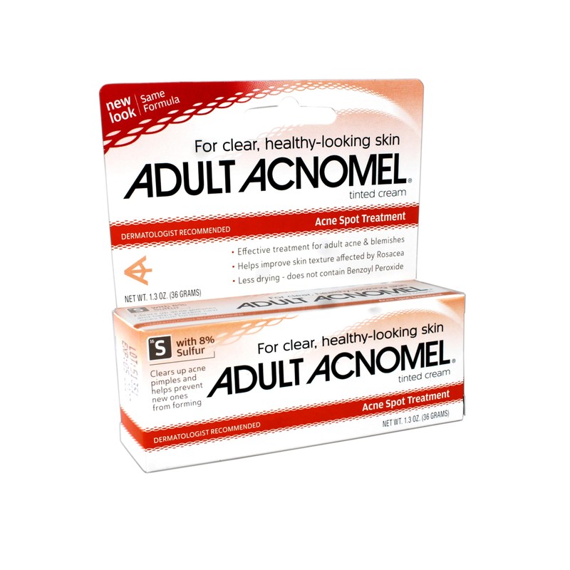 Adult Acnomel Tinted Cream 1.30 oz (Pack of 3)
